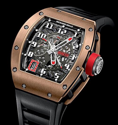 Review Richard Mille Automatic Declutchable Rotor RM 030 Black Rose mens watch replica - Click Image to Close